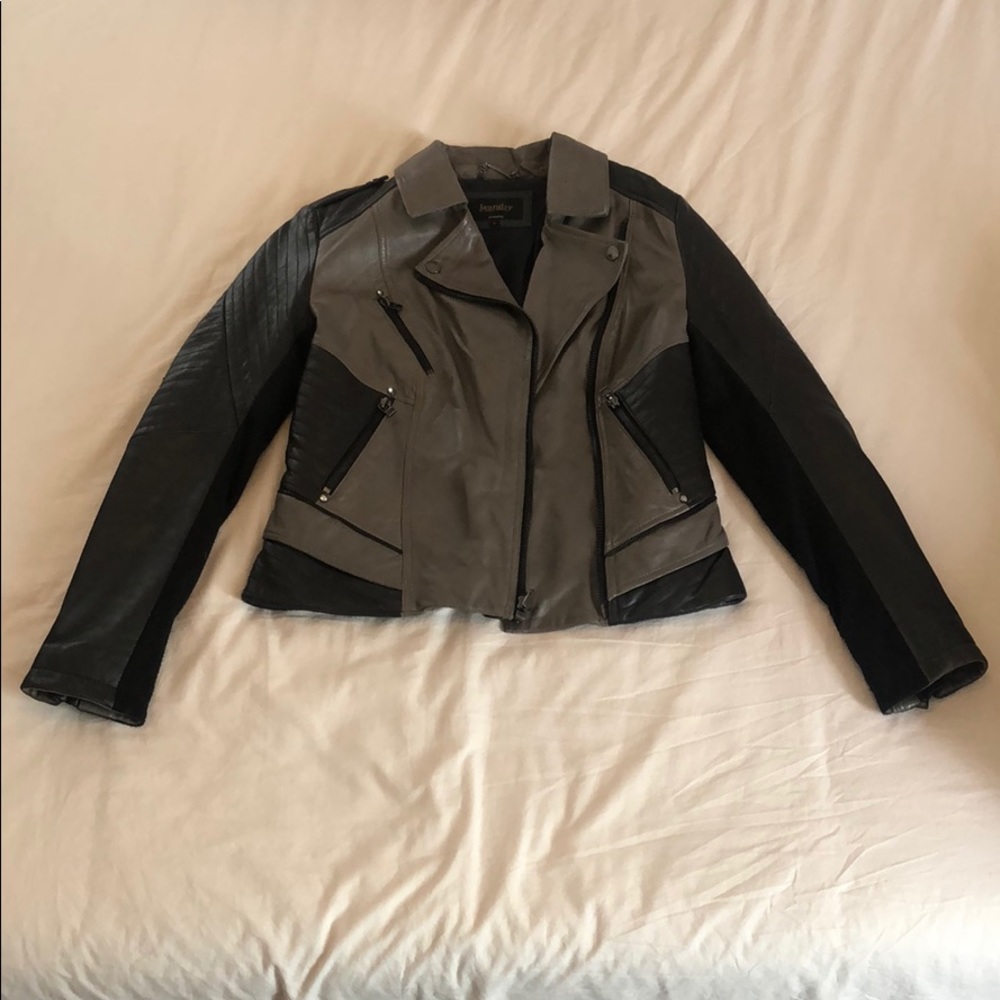 Soft Multi Colored Leather Jacket - image 1